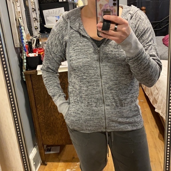 Athleta Marled Full Zip Hoodie EUC - Picture 13 of 15